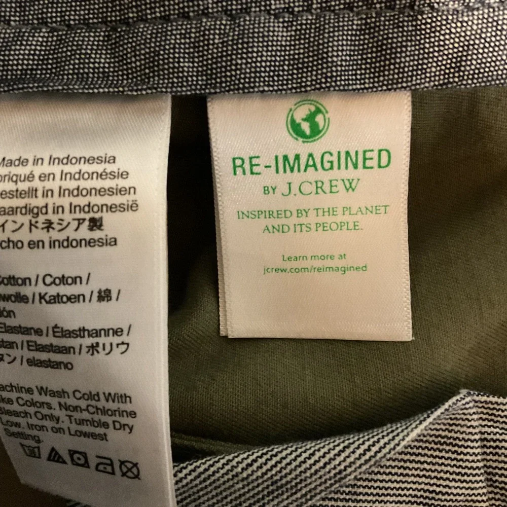 J. Crew Men's Slim-Fit Stretch Chino Classic Casual Flat Front Pants Sz  W30 L30